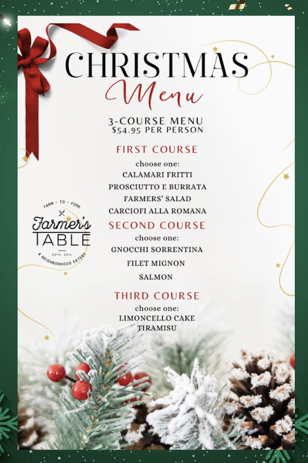 🎄✨Feel the spirit of the season at Little Italy Farmers Table! 🍽️✨